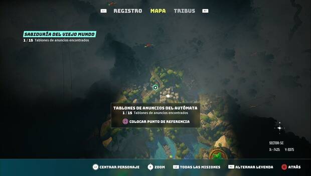 Biomutant - Tablones de anuncios del autómata: Tablón en Ciudad de ladrillos