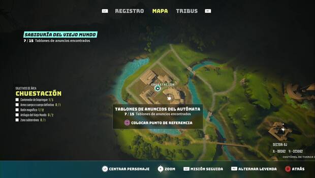 Biomutant - Tablones de anuncios del autómata: Tablón en La chuestación