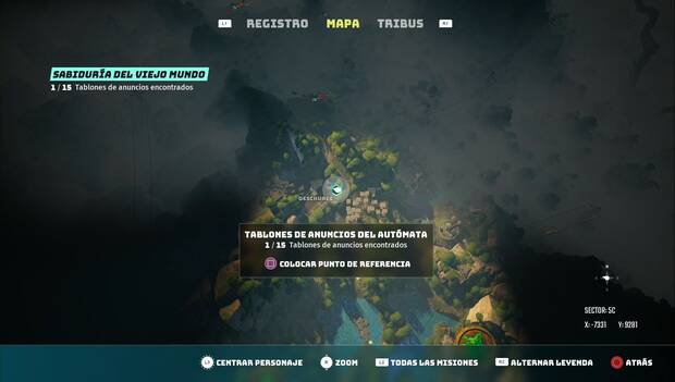 Biomutant - Tablones de anuncios del autómata: Tablón en Deschuace
