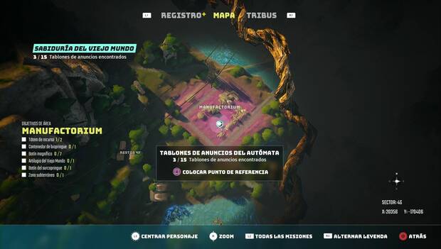 Biomutant - Tablones de anuncios del autómata: Tablón en Manufactorium