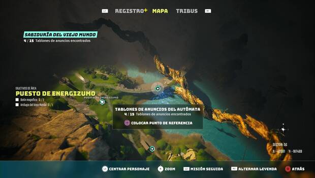 Biomutant - Tablones de anuncios del autómata: Tablón en la Presa