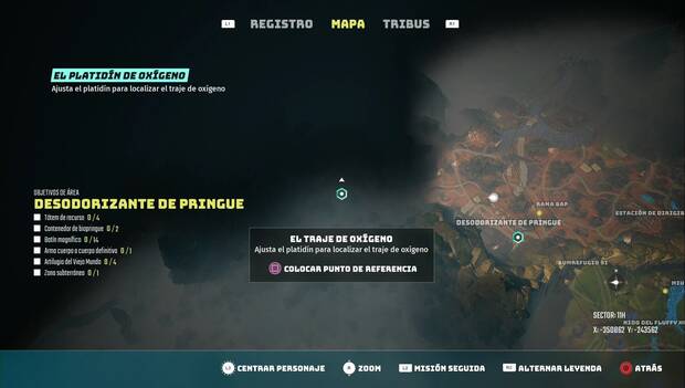 Biomutant - El traje de oxígeno: marcador de la misión