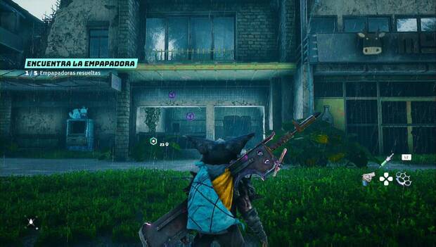 Biomutant - Encuentra la empapadora: edificio de la segunda lavadora