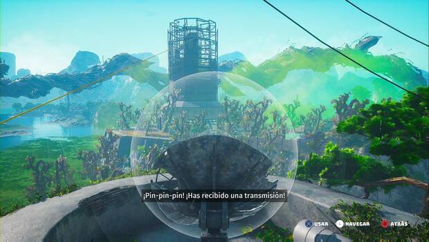 Biomutant - El traje de radiactividad: punto al que apuntar con la antena
