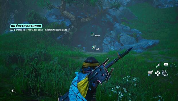 Biomutant - Segunda pared rompible con el metalmitón de nivel 2