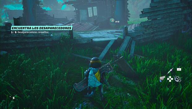 Biomutant - Encuentra los desaparecedores: edificio del segundo retrete