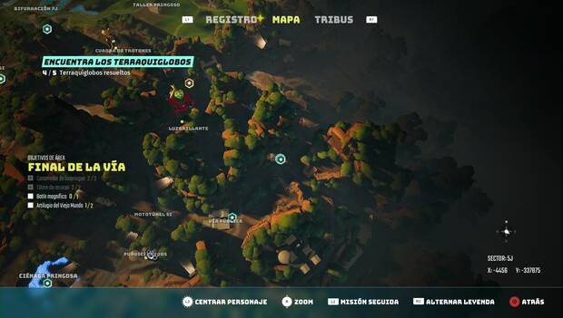 Biomutant - Encuentra los terraquiglobos: ubicación del quinto globo terráqueo