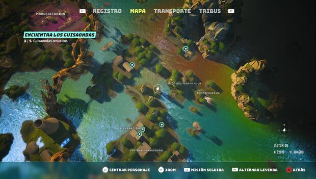 Biomutant - Encuentra los guisaondas: punto desde el que saltar