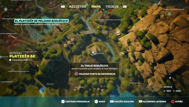 Biomutant - El traje biológico: objetio del primer marcador