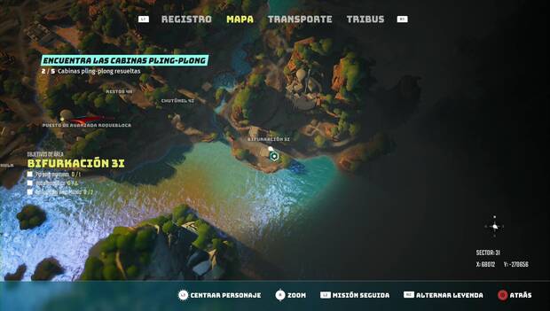 Biomutant - Encuentra las cabinas pling-plong: segunda cabina