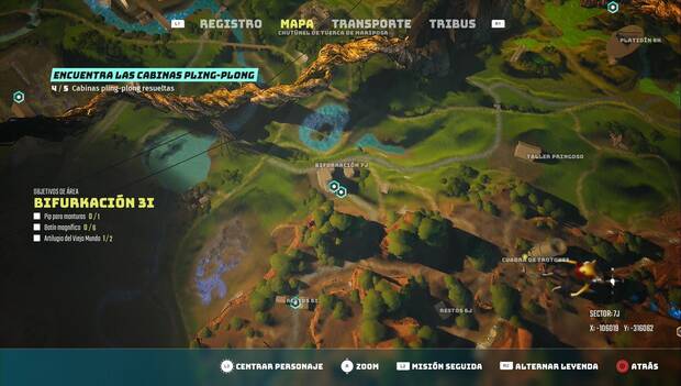 Biomutant - Encuentra las cabinas pling-plong: tercera cabina
