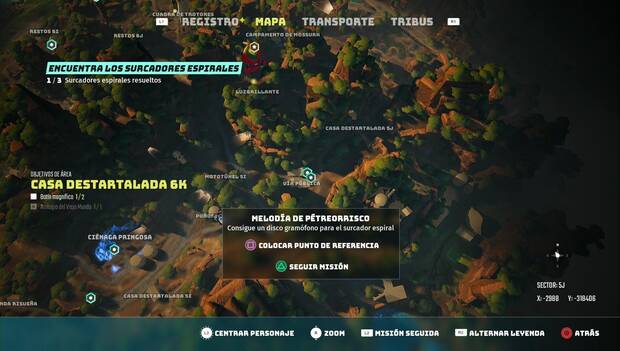 Biomutant - Encuentra los surcadores espirales: segundo surcador espiral