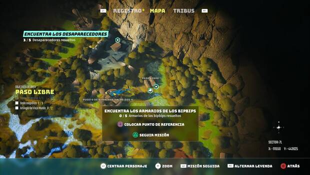 Biomutant - Encuentra los armarios de bipbips: primera recreativa