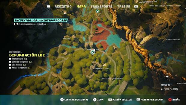 Biomutant - Encuentra los luminisparadores: segundo luminisparador