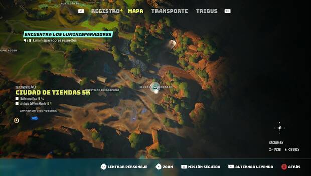 Biomutant - Encuentra los luminisparadores: quinto luminisparador