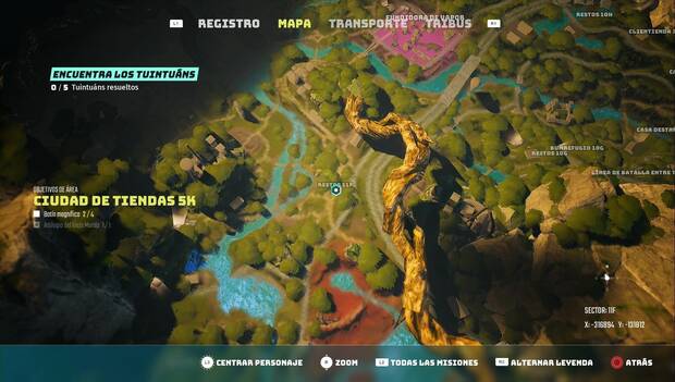 Biomutant - Encuentra los tuintuáns: primer tuintuán