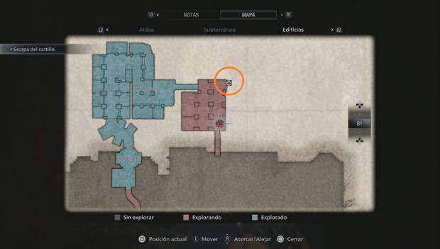 Resident Evil 8 - Castillo Dimitrescu: punto al que dirigirnos