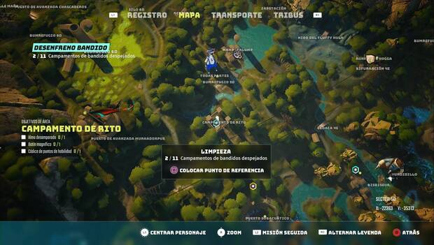 Biomutant - Campamentos de bandidos: campamento de Rito