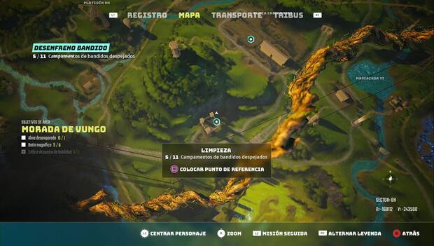 Biomutant - Campamentos de bandidos: campamento de Gurf