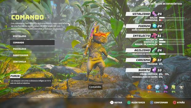 Biomutant - Clase Comando