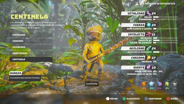 Biomutant - Clase Centinela