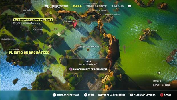 Biomutant - Caduco: ubicación de Caduco