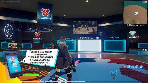 Fortnite - El Crossover - Visita la central creativa de la NBA