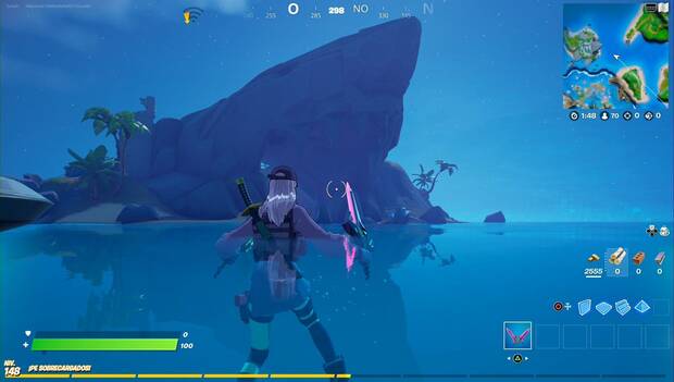 Fortnite - Visita las ruinas de SOMBRA y ESPECTRO: ubicación de Telliz del tiburoncín