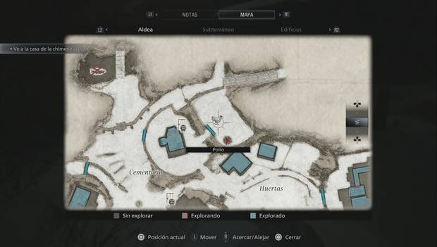 Resident Evil 8 Village - Ubicación de pollos