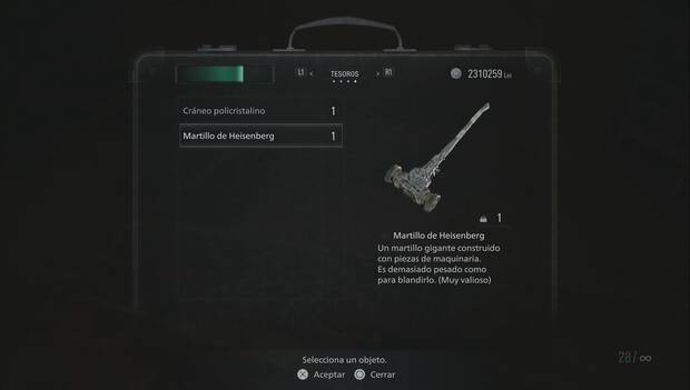 Resident Evil 8 - Martilo de Heisenberg