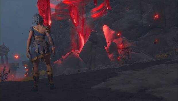 Immortals Fenyx Rising - Cámaras del Tártaro: entrada a una Cámara del Tártaro en Los Escollos Rocosos