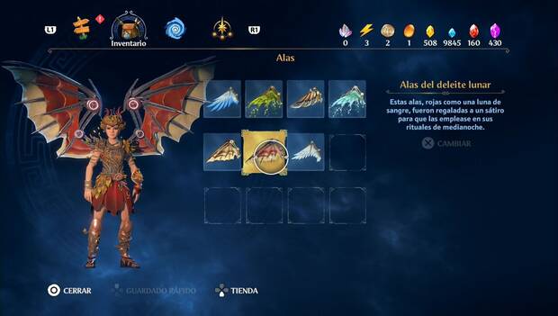 Immortals Fenyx Rising - Alas: Alas del deleite lunar