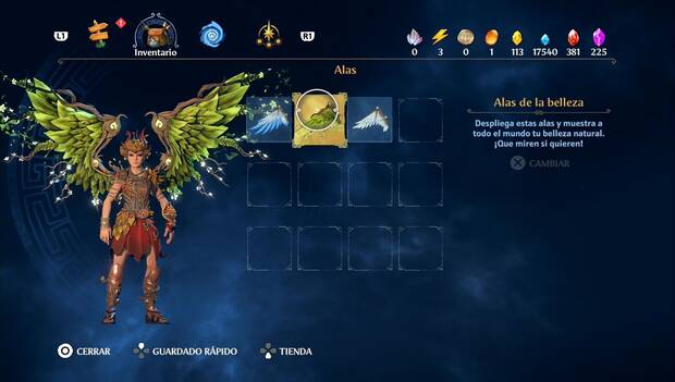 Immortals Fenyx Rising - Alas: Alas de belleza