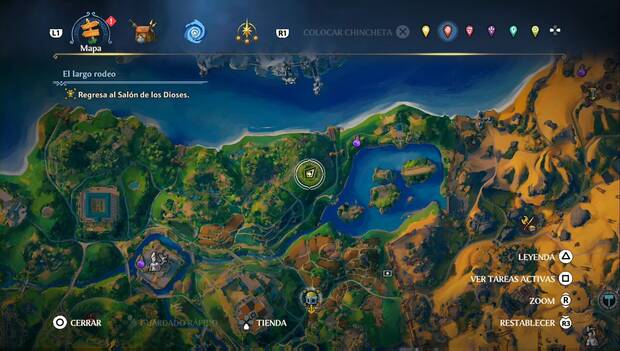 Immortals Fenyx Rising - Alas: ubicación de Esteno