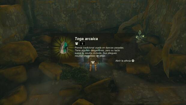 The Legend of Zelda Tears of the Kingdom - Toga arcaica