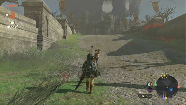 The Legend of Zelda Tears of the Kingdom - Los sucesos en el castillo de Hyrule: Benil al pie de la pendiente