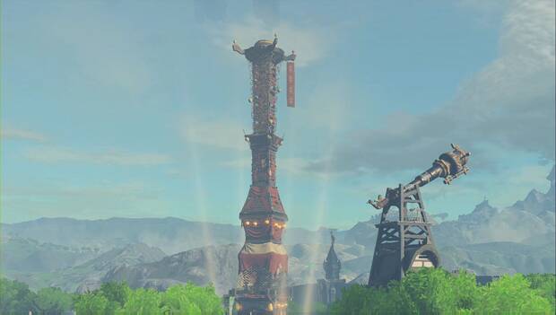 The Legend of Zelda Tears of the Kingdom - Los sucesos en el castillo de Hyrule: atalayas activadas
