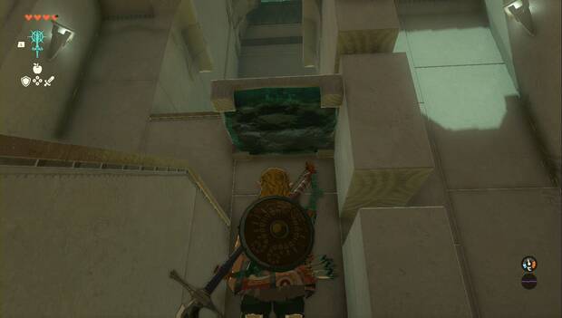 The Legend of Zelda Tears of the Kingdom: Santuario de Se'paa, punto para usa Infiltración y subir