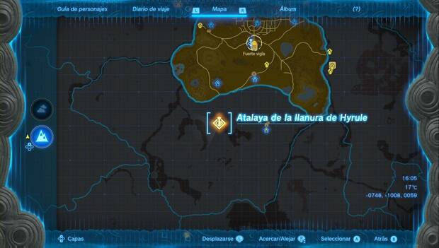 The Legend of Zelda: Tears of the Kingdom - Atalaya de la llanura de Hyrule
