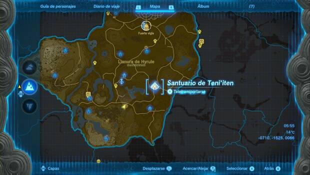 The Legend of Zelda Tears of the Kingdom - Santuarios Llanura de Hyrule: Santuario de Teni'iten