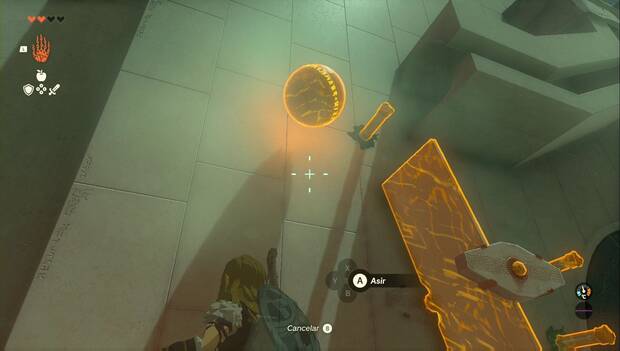 The Legend of Zelda Tears of the Kingdom - Santuarios Llanura de Hyrule: punto desde el que coger la bola