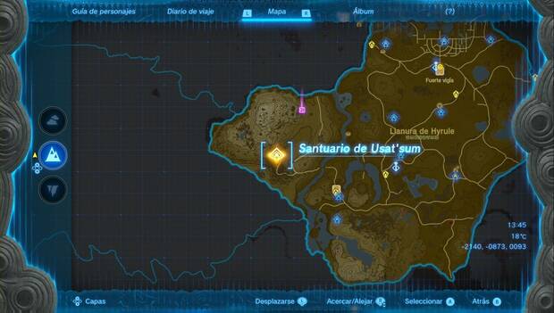 The Legend of Zelda Tears of the Kingdom - Santuarios Llanura de Hyrule: Santuario de Usat'sum