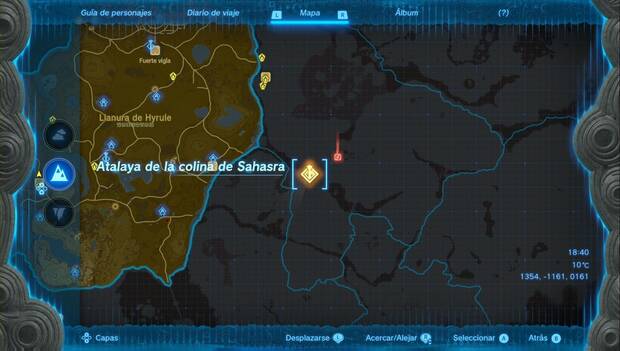 The Legend of Zelda: Tears of the Kingdom - Atalaya de la colina de Sahasra