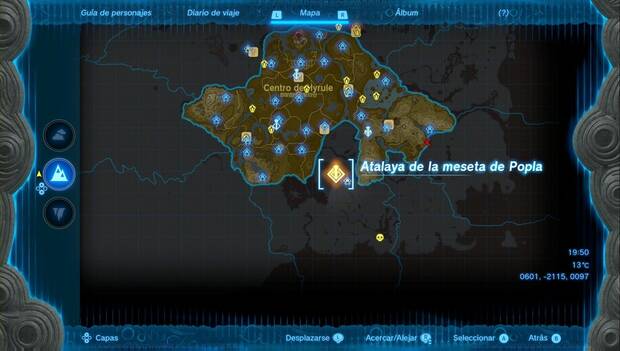 The Legend of Zelda: Tears of the Kingdom - Atalaya de la meseta de Popla