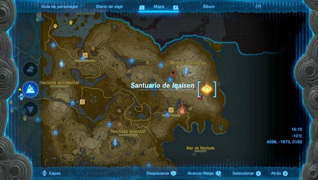 The Legend of Zelda: Tears of the Kingdom - Santuarios del Monte Lanayru: Santuario de Iqaisen