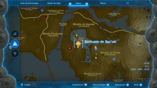 The Legend of Zelda: Tears of the Kingdom - Santuarios de Farone: Santuario de Sus'ubi