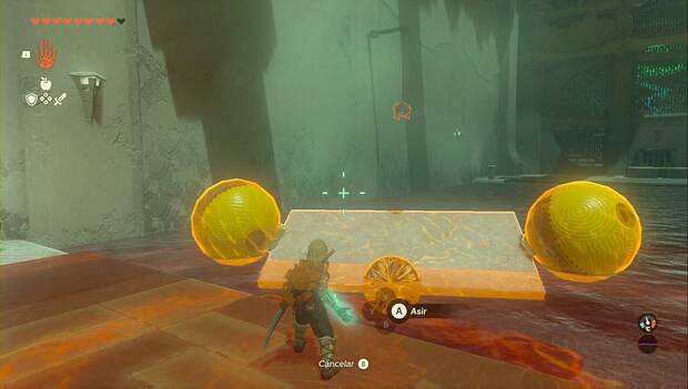 The Legend of Zelda: Tears of the Kingdom - Santuario de Rasi'uaq, puzle 3