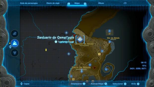 The Legend of Zelda: Tears of the Kingdom - Santuario de Qamat'uqis