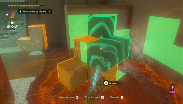 The Legend of Zelda: Tears of the Kingdom - Santuario de Maia'usiu, estructura de escalones