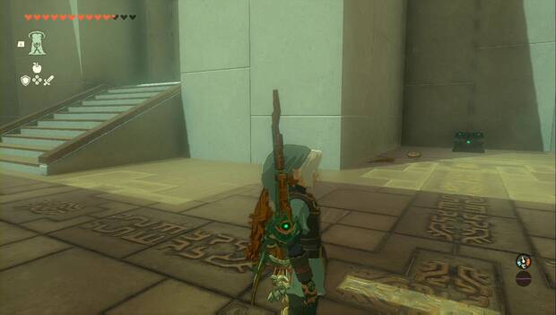 The Legend of Zelda: Tears of the Kingdom - Santuario de Orosium, cofre junto al muro láser
